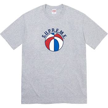 Grey Supreme League Tee T Shirts | Supreme 396ZG